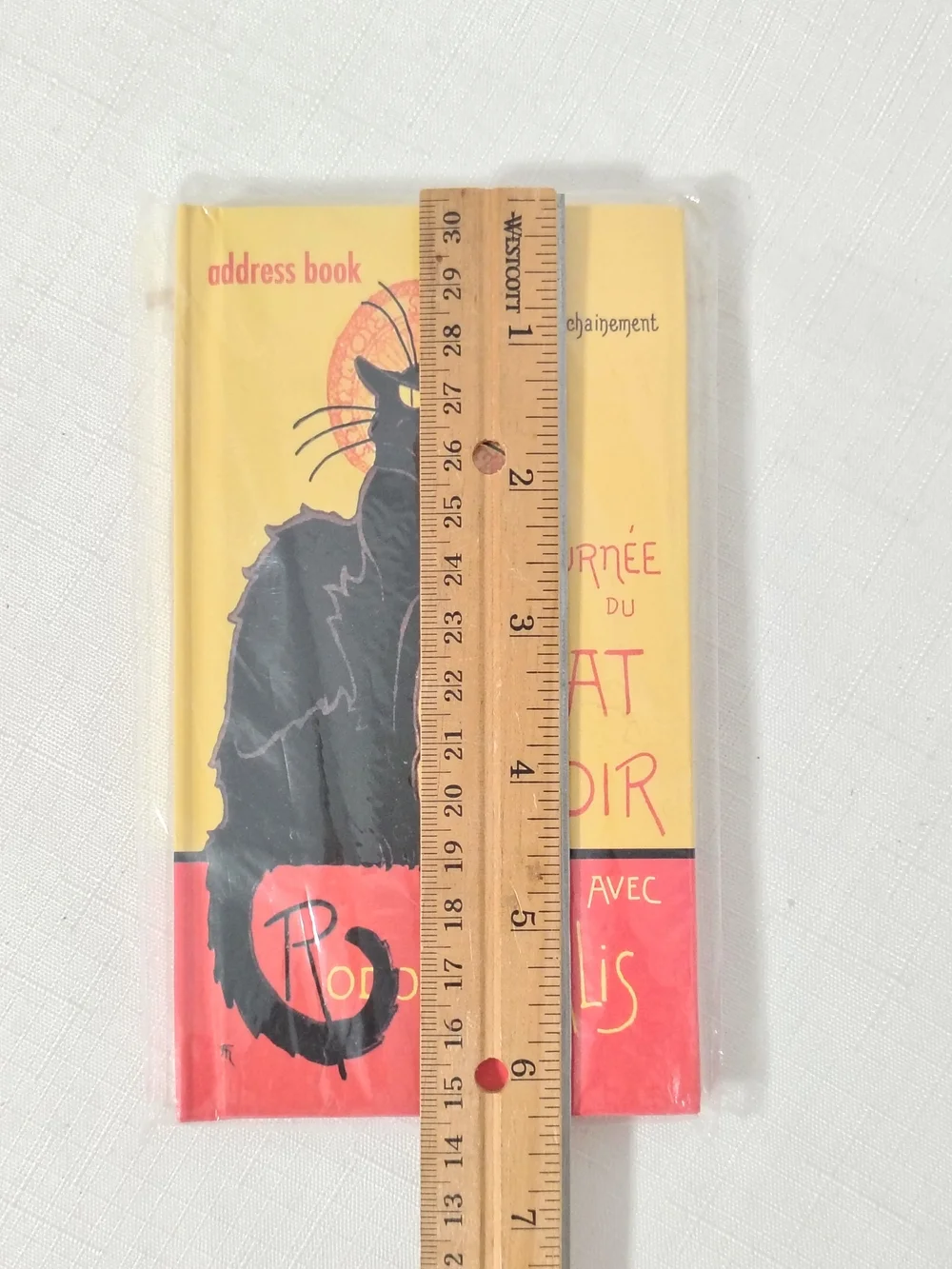 Tournee Du Chat Noir de Salis Black Cat Art ADDRESS BOOK New Sealed 6.25